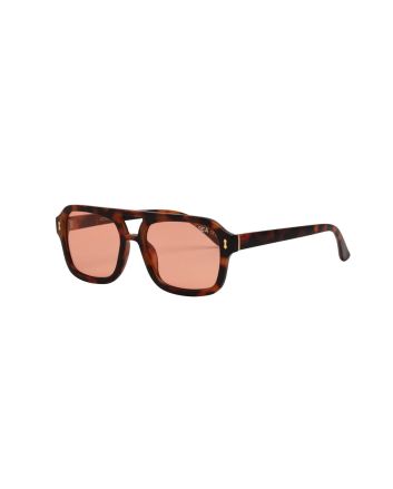 Gafas de sol polarizadas I-SEA Royal color carey con lentes color melocotón para mujer