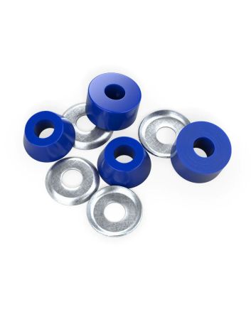 Pack 4 Gomas para eje de Skate Independent Standard Cylinder Cushions Medium Hard 92A Azules 