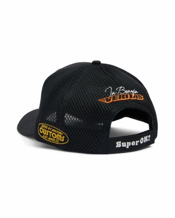 Gorra Trucker Deus Ex Machina Podium Negra para hombre 