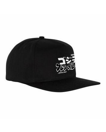 Gorra Godzilla vs Santa Cruz Negra Unisex