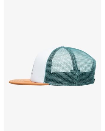 Gorra trucker Quiksilver Foamslayer blanca para chico