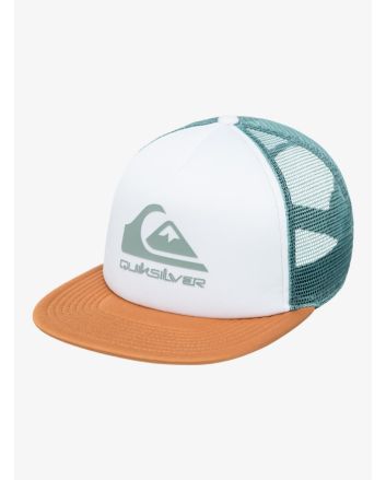 Gorra trucker Quiksilver Foamslayer blanca para chico