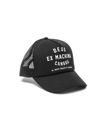 Gorra Trucker Deus Ex Machina Canggu Address negra para hombre