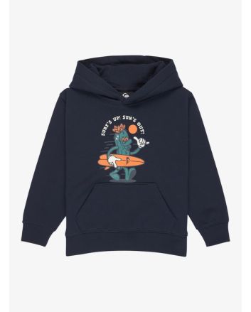 Sudadera con capucha Quiksilver Boys Graphics azul marino para niño