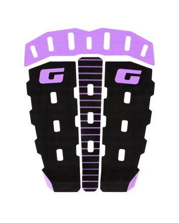 Grip de Surf Gorilla Kick Haze Tail Pad 4 piezas negro y violeta