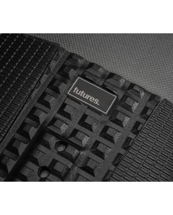 Grip Futures Voodoo negro – tail pad versátil de 3 piezas para tablas de surf de alto rendimiento