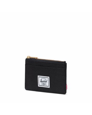 TarjeteroTarjetero/monedero Herschel Oscar Cardholder Wallet Negro con cremallera y logo frontal