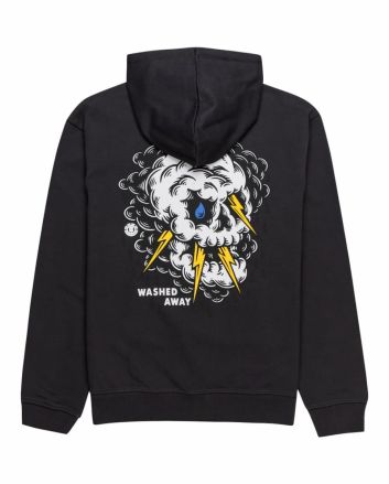 Sudadera con capucha Element x Timber Angry Clouds Negra Unisex