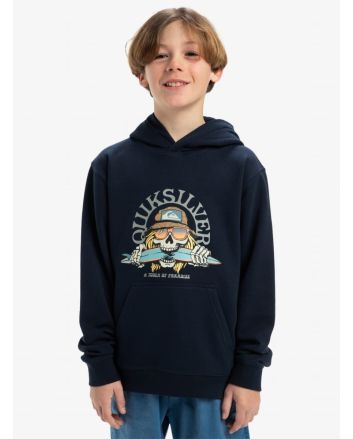 Niño con sudadera de capucha Quiksilver Graphic azul Marino Oscuro 
