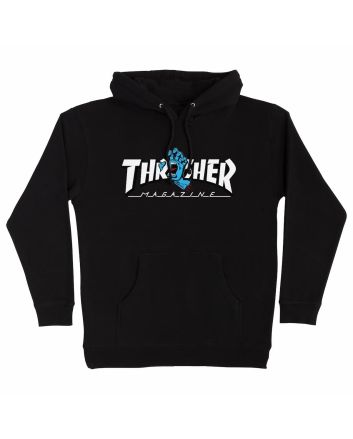 Sudadera con capucha Santa Cruz x Thrasher Screaming Logo Negra para hombre