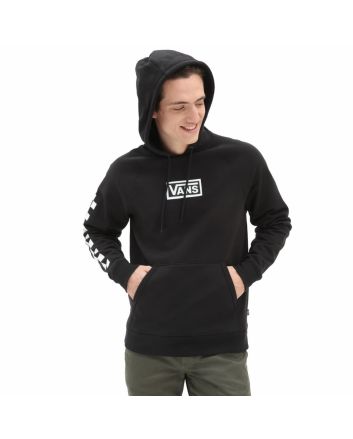 Hombre con sudadera de skate con capucha Vans Versa Standard negra