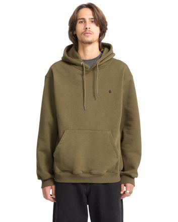 Hombre con Sudadera de capucha Volcom Single Stone verde Sage Leaf