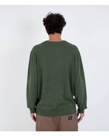Hombre con jersey de punto Hurley Icon Light Verde Cargo