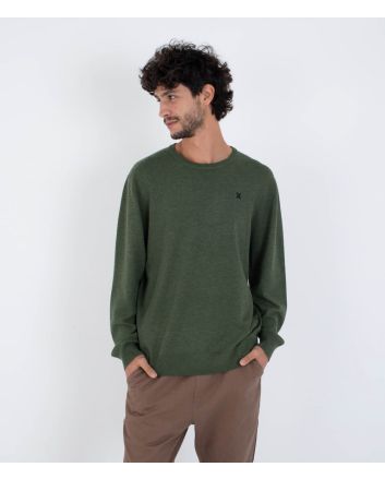 Hombre con jersey de punto Hurley Icon Light Verde Cargo