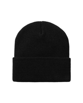 Carhartt WIP, gorro Ashley Beanie negro para mujer