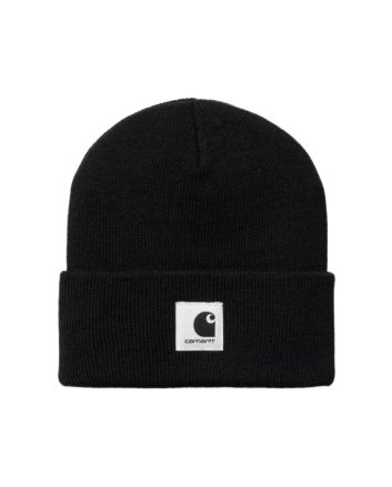 Carhartt WIP, gorro Ashley Beanie negro para mujer