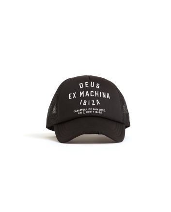 Gorra trucker Deus Ex Machina Ibiza Address color Black para hombre