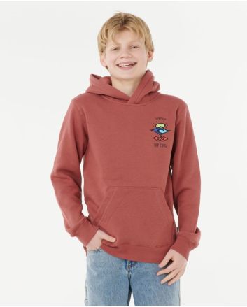 Niño con Sudadera con capucha Rip Curl Youth Search Icon color Apple Butter 8-16 años