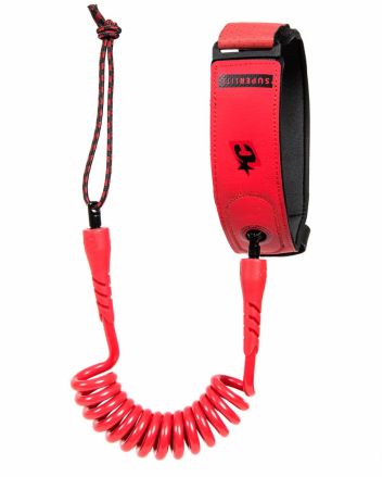 Invento de bodyboard Creatures of Leisure Superlite Bicep rojo con diseño ergonómico y correa espiralada ultraligera talla S/M