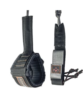 Invento para longboard o tabla de SUP Stay Covered Heavy Duty Hand Tied Leash 10' Negro