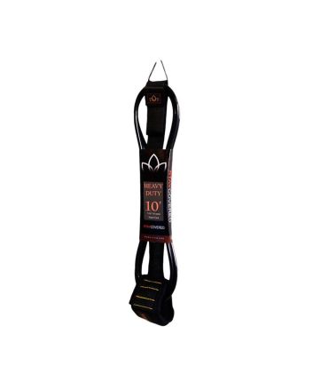 Invento para longboard o tabla de SUP Stay Covered Heavy Duty Hand Tied Leash 10' Negro