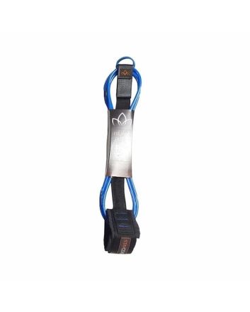 Invento de Surf Stay Covered Heavy Duty Hand Tied Leash 7' Azul