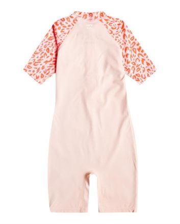 Mono de protección solar Billabong Billie Logo Combi rosa para bebé