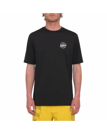 Hombre con camiseta de protección solar UV 50 Volcom Stone Stamp Negra