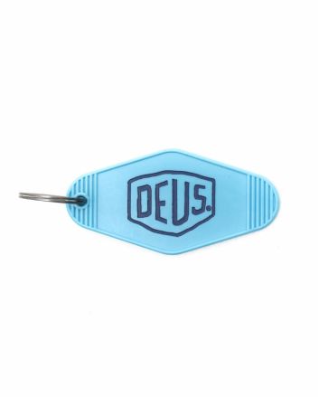 Llavero de plástico Deus Ex Machina Milano Key Tag Azul Cielo