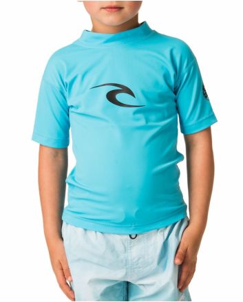 Niño con Camiseta de protección solar UPF 50 Rip Curl Grom Corpo azul 