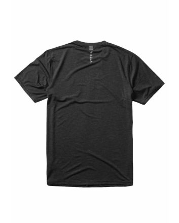 Camiseta de protección solar Vissla Twisted Eco Rashguard Negro Brezo para hombre