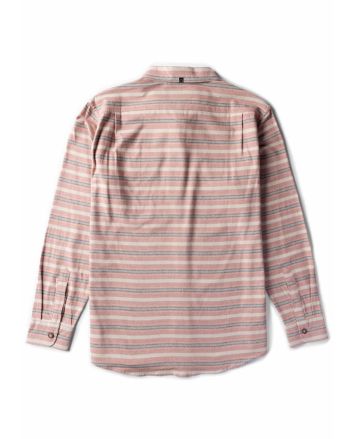 Camisa de franela Vissla Central Coast Eco LS Flannel Rosa para hombre