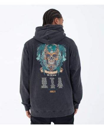 Hombre con Sudadera de capucha Hurley Wave Paradise Negra