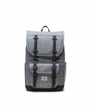 Mochila Herschel Little America Mid-Volume Backpack 21 Litros Raven Crosshatch Gris Jaspeado Unisex 