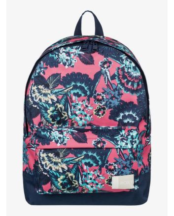 Mochila pequeña Roxy Sugar 16L Rouge Red Mahna Mahna floral para mujer