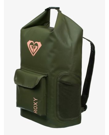 Mochila mediana para surf Roxy Need it Verde Aceite