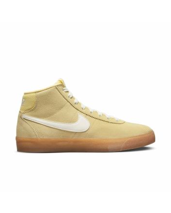 Zapatillas de Skate Nike SB Bruin High Amarillas con logo blanco 