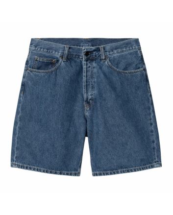 Bermudas Vaqueras Carhartt WIP Nolan Short Azules Heavy Stone Wash para hombre