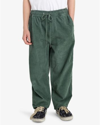 Niño con Pantalón de pana con cintura elástica Billabong Youth Larry Cord Verde