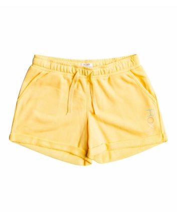 Pantalón corto Roxy Happiness Forever amarillo para niña de 8 a 16 años 
