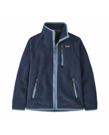 Chaqueta de forro polar Patagonia Kids Retro Pile Fleece Azul Marino y Gris para niño/a 6-16 años