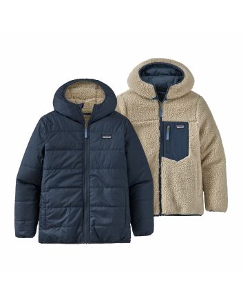 Chaqueta reversible Patagonia Kids Ready Freddy Hoody Azul Marino para niños