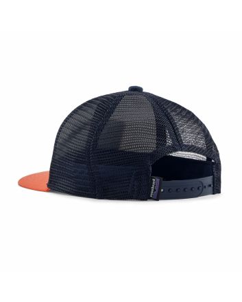 Gorra de malla Patagonia Kids Trucker Hat Ridge Rise Stripe Coho Coral para niño