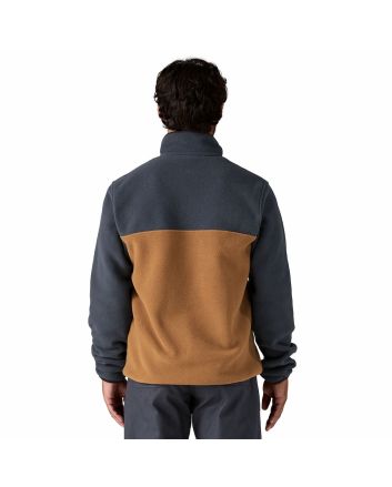 Hombre con Forro polar Patagonia Lightweight Synchilla Snap-T Marrón