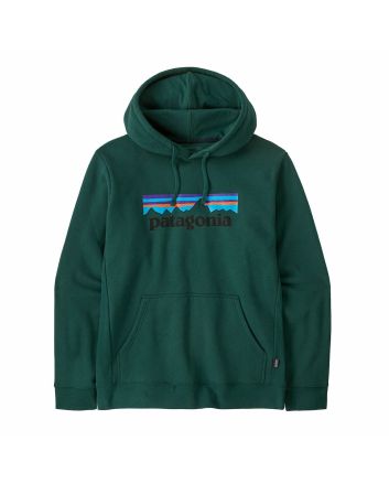 Sudadera con capucha Patagonia P-6 Logo Uprisal Hoody verde cascada Unisex