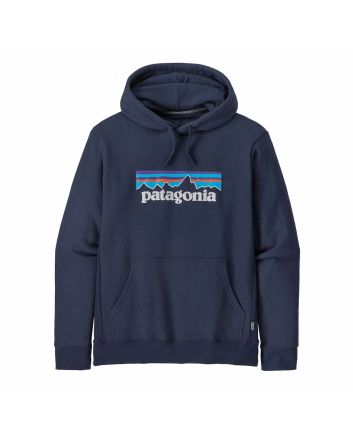 Sudadera con capucha Patagonia P-6 Logo Uprisal Azul marino Unisex 