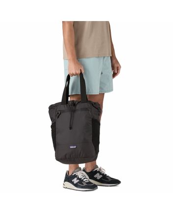 Bolsa convertible en mochila Patagonia Terravia Tote Bag 24L color Negro