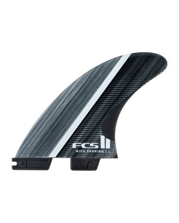Quillas FCS II Mick Fanning GFF Large color Smoke-White Tri-Fins
