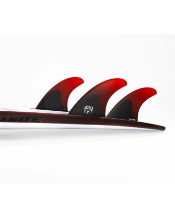Quillas de surf Futures Mayhem Lost Honeycomb Talla L Tri-Fins color Rojo 