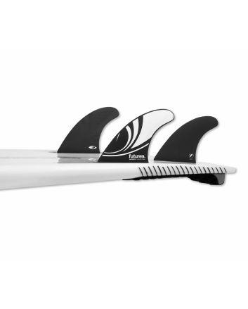 Quillas para tabla de Surf Futures Sharp Eye Honeycomb Negro-Blanco Truster Large